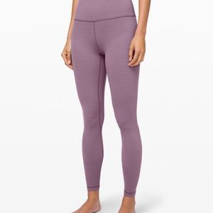 Frosted mulberry align leggings 25
